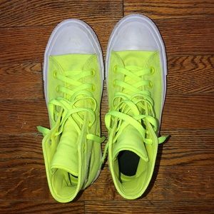 Neon Green Converse